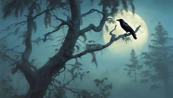 Le corbeau comme guide spirituel et symbole de transformation