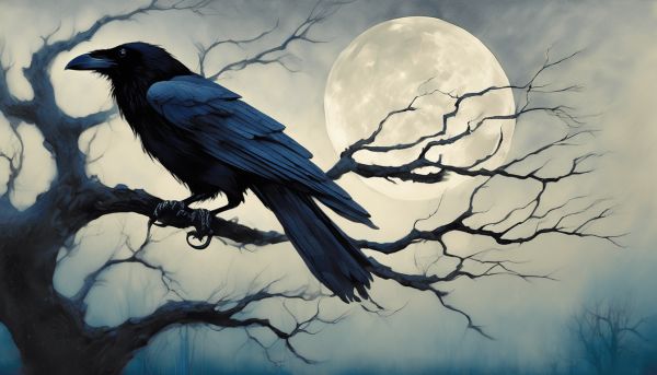 Le corbeau comme messager spirituel : au-delà des superstitions